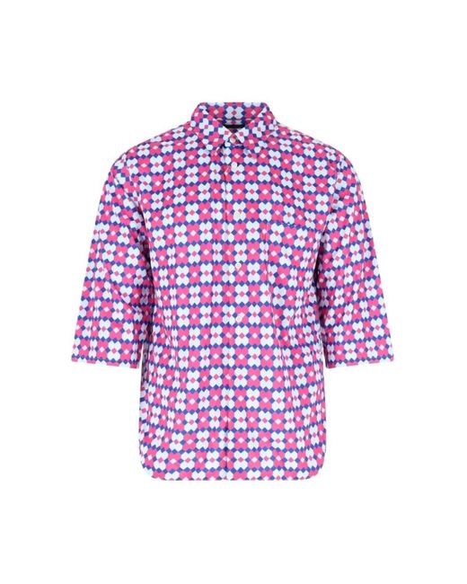 Comme des Garçons Pink Short Sleeve Shirts for men