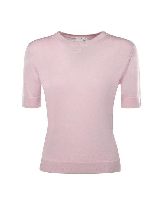 Courreges Pink T-Shirts