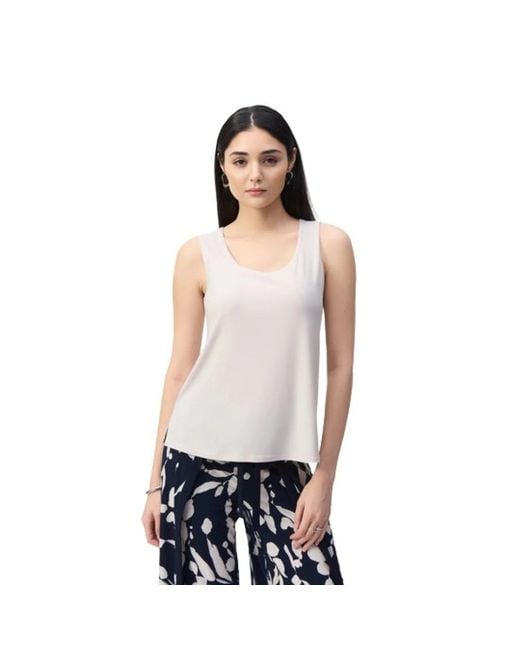 Joseph Ribkoff White Sleeveless Tops