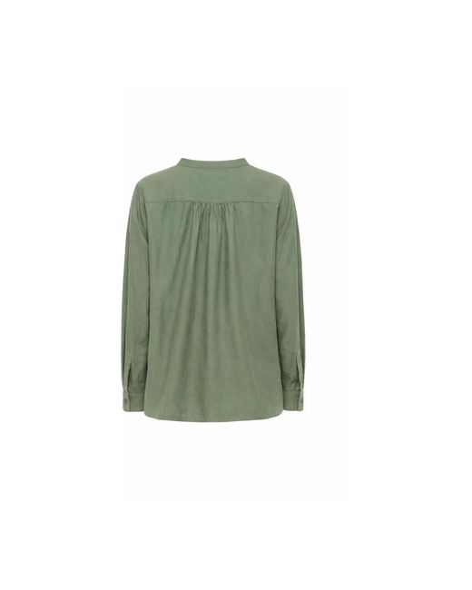 Blouses Pomandère de color Green
