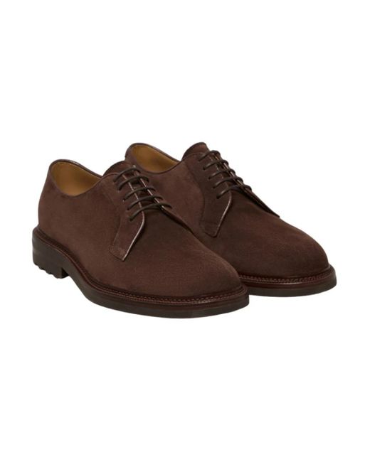 Brunello Cucinelli Brown Business Shoes for men