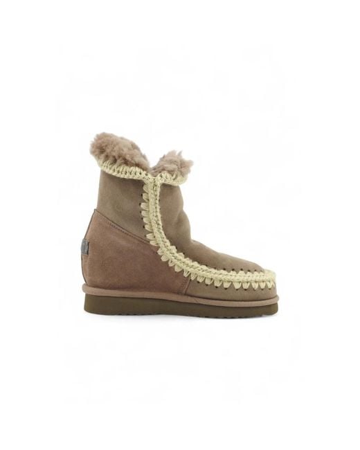Mou Natural Winter Boots