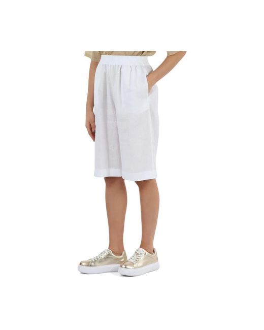 Fabiana Filippi White Long Shorts