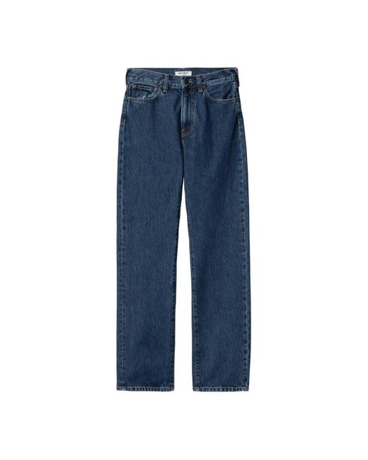 Carhartt Blue Straight Fit Jeans