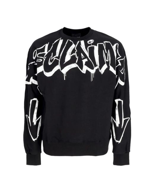 DISCLAIMER Black Sweatshirts for men