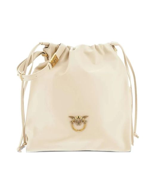 Pinko Natural Bucket Bags