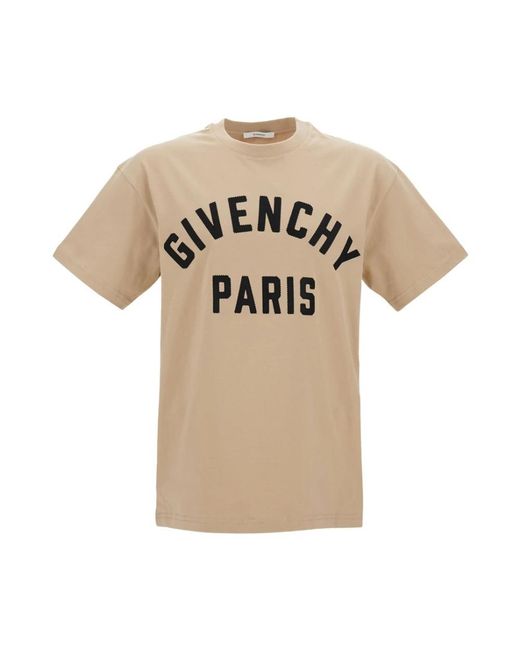 Givenchy Tops ,Katoen T-Shirt in het Natural voor heren