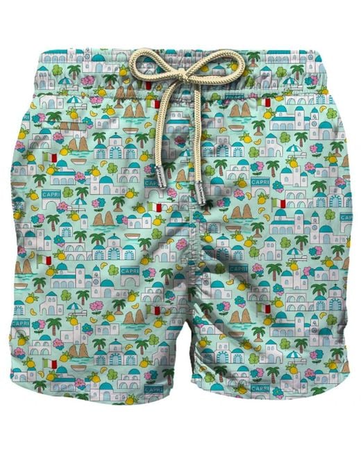 Mc2 Saint Barth Green Beachwear for men