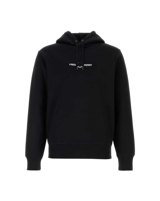 Hoodies Fred Perry pour homme en coloris Black