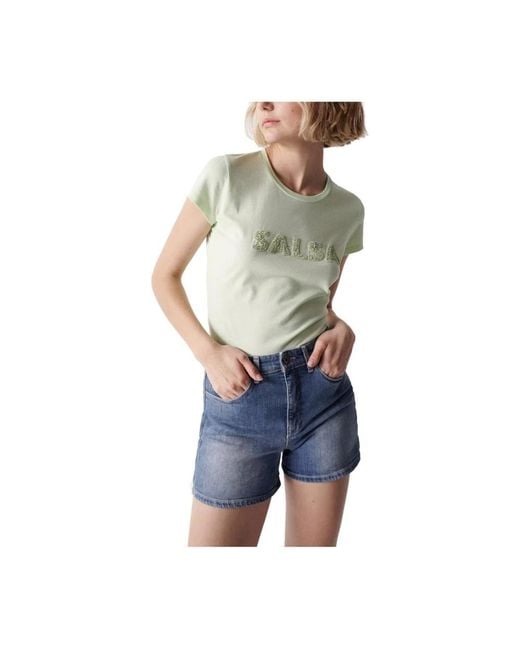 Salsa Jeans Blue T-Shirts