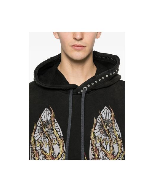 Who Decides War Black Hoodies for men