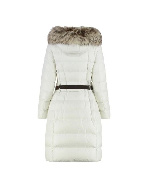 Down Coats Moorer de color White