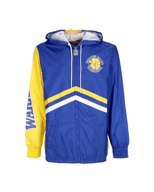 Mitchell & Ness Blue Light Jackets for men