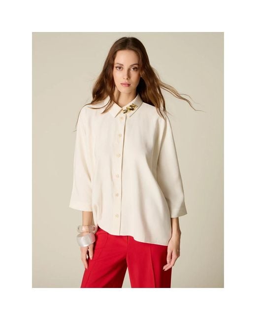 Shirts Oltre de color Natural