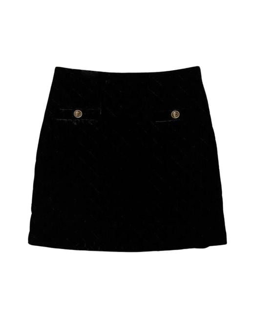 Twinset Black Short Skirts
