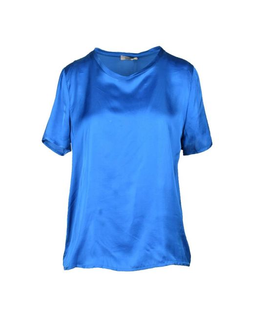 Think! Overhemden ,Blauw ,Rayon Think Blouse in het Blue