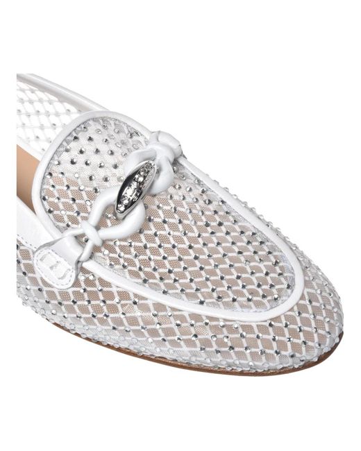 Shoes > flats > loafers Baldinini en coloris White