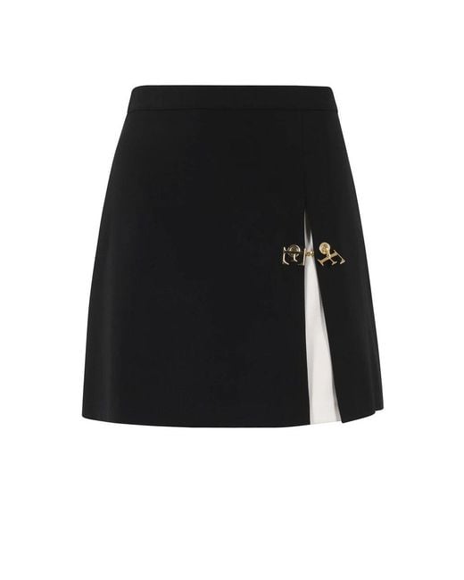 Elisabetta Franchi Black Short Skirts