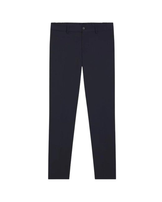 Boss Blue Slim-Fit Trousers for men