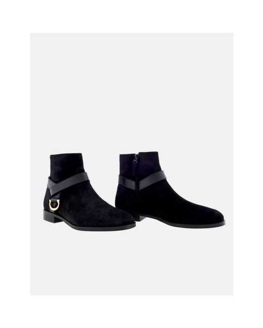 Carolina Herrera Blue Ankle Boots