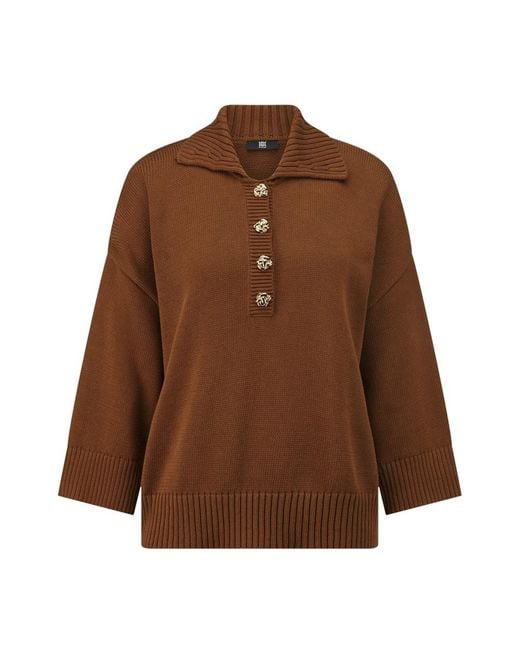 Riani Brown Polo Shirts