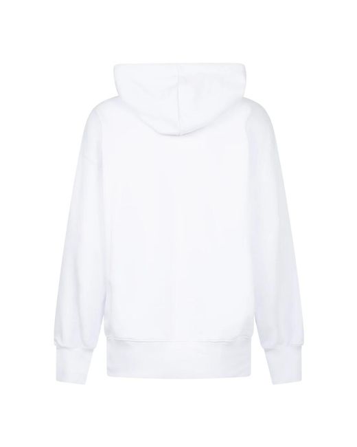 Sudadera de ajuste relajado MSGM de color White
