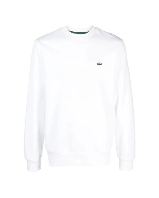 Lacoste White Sweatshirts