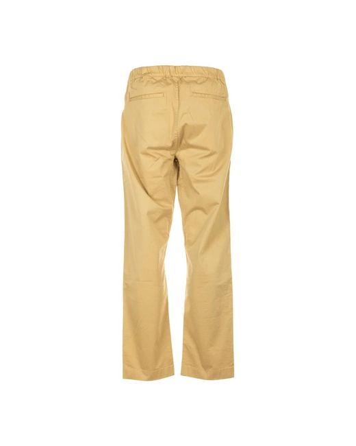 Woolrich Natural Wide Trousers for men