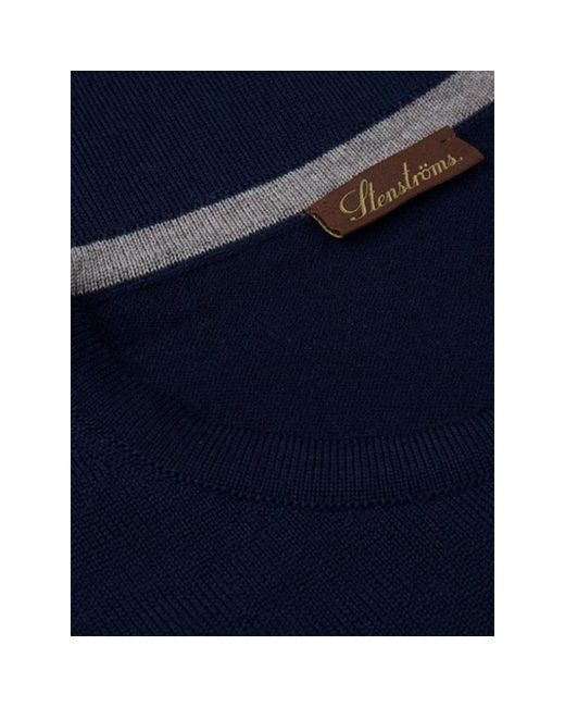 Knitwear > round-neck knitwear Stenstroms pour homme en coloris Blue