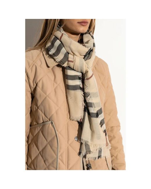 Scarves di Burberry in Natural