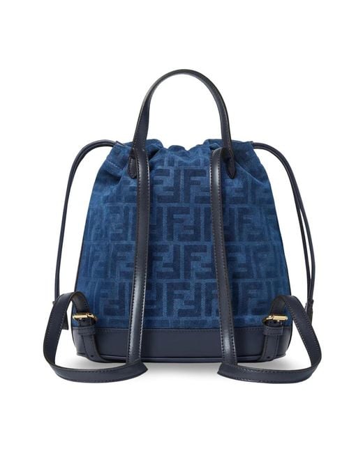 Fendi Blue Backpacks