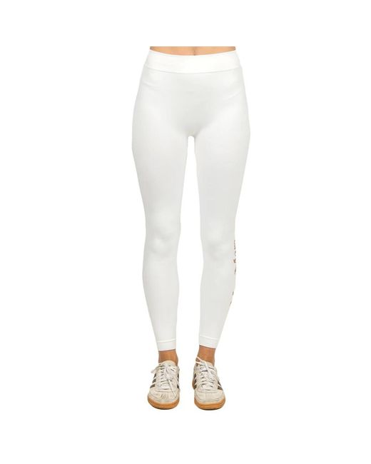 Max Mara Broeken ,Wit ,Basilea Leggings in het White