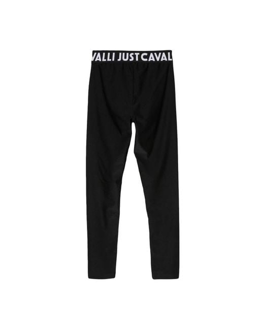 Just Cavalli Black Slim-Fit Trousers