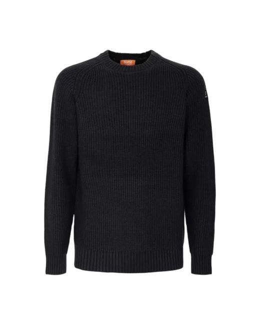 Suns Blue Round-Neck Knitwear for men