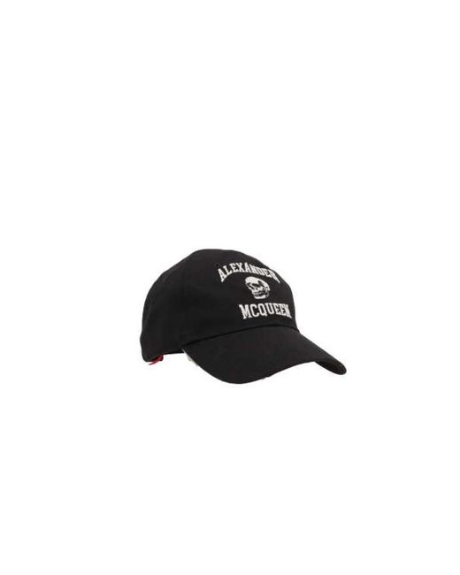 Caps McQueen de hombre de color Black