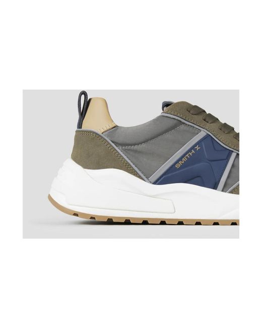 Alexander Smith Blue Sneakers for men