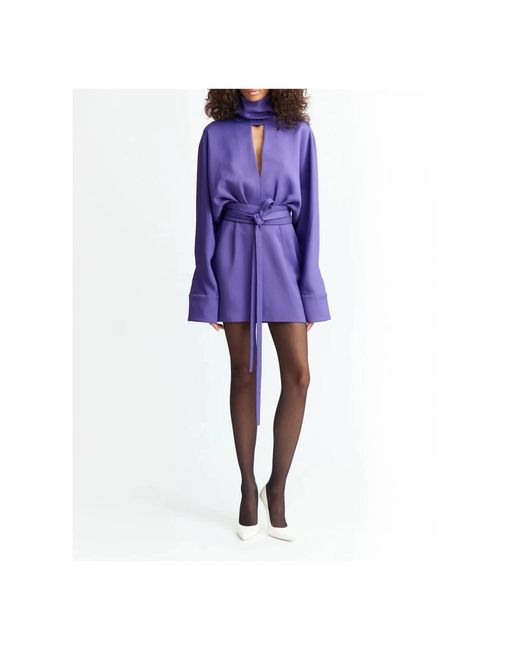 16Arlington Purple Short Dresses