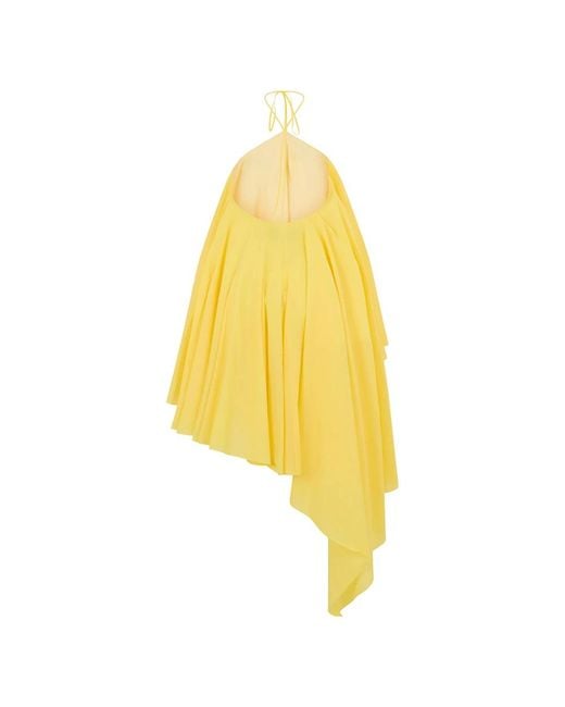 Jacquemus Yellow Short Dresses