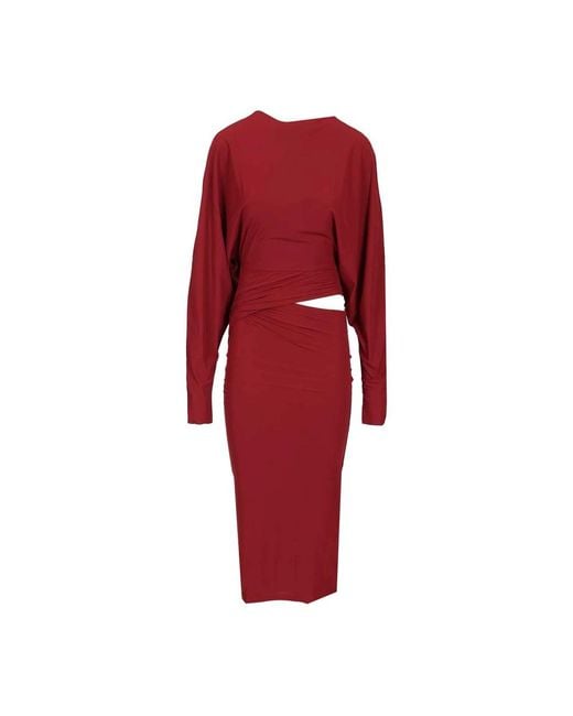 Amazuìn Red Midi Dresses