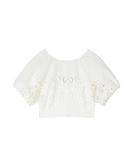 Patrizia Pepe White Blouses