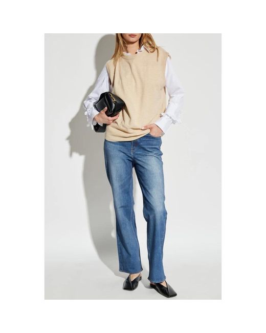 Rag & Bone Straight Jeans in het Blue