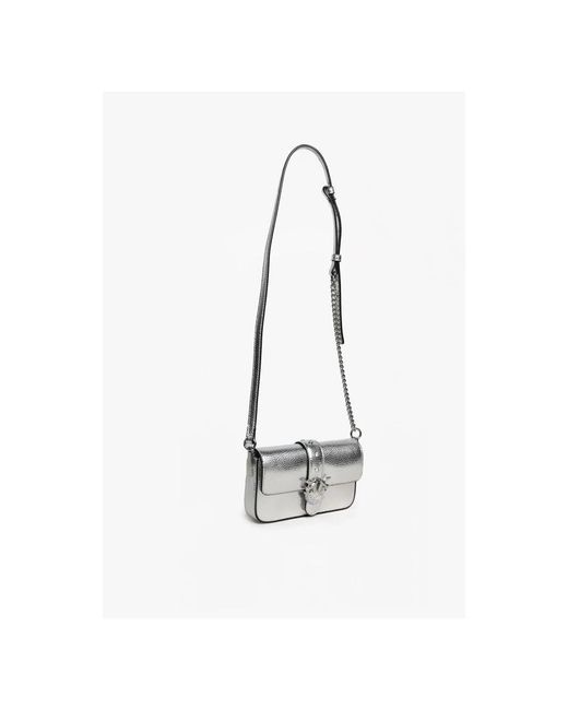 Pinko White Cross Body Bags