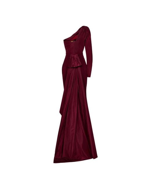 Dresses > day dresses > maxi dresses Rhea Costa en coloris Rouge | Lyst