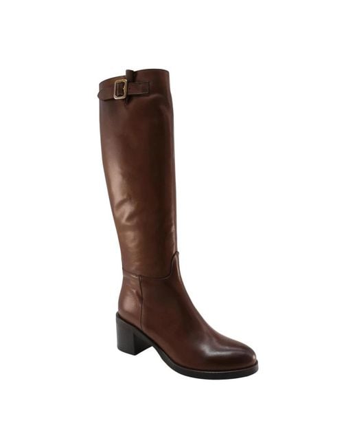 High Boots Sofia Len de color Brown
