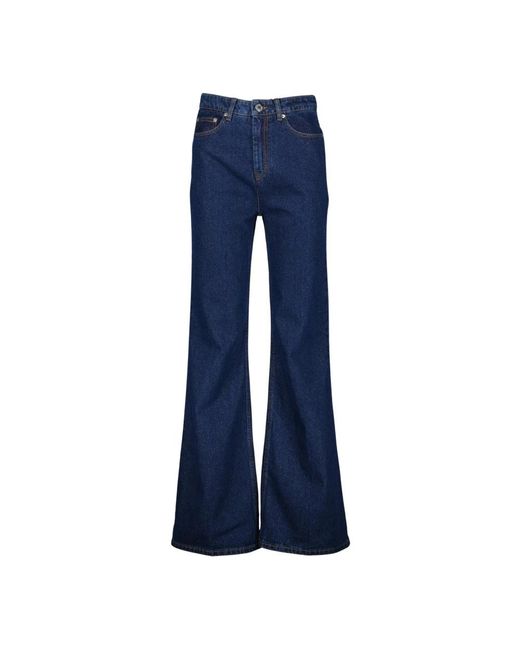 AMI Blue Flared Jeans