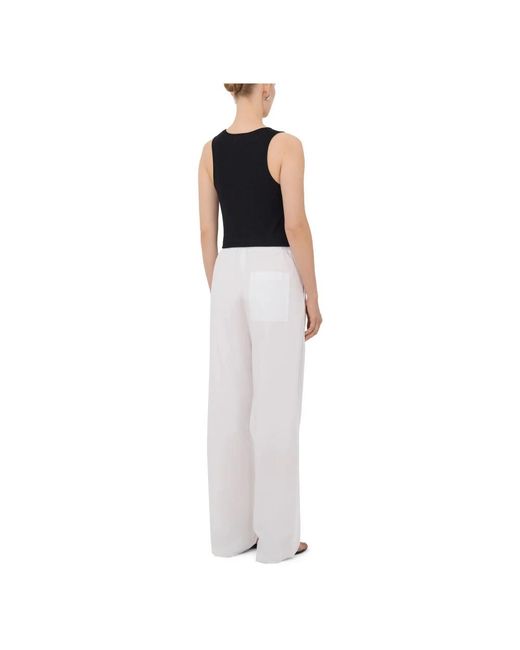 Loulou de Saison White Wide Trousers