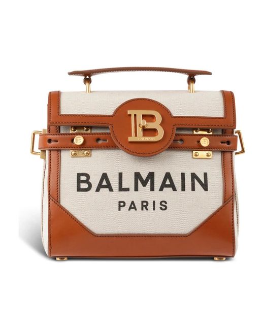 Balmain Brown Shoulder Bags