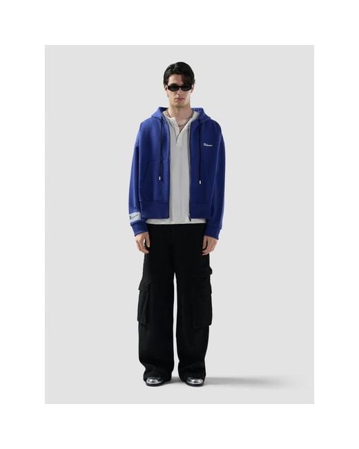 Gcds Blue Zip-Throughs for men