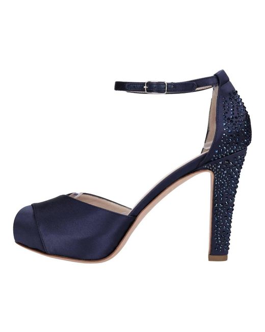 Lella Baldi Blue High Heel Sandals