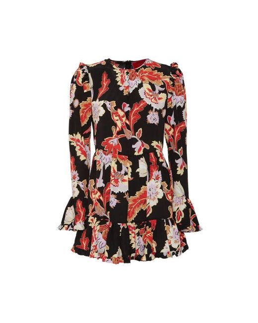 LaDoubleJ Brown Kurzes visconti kleid